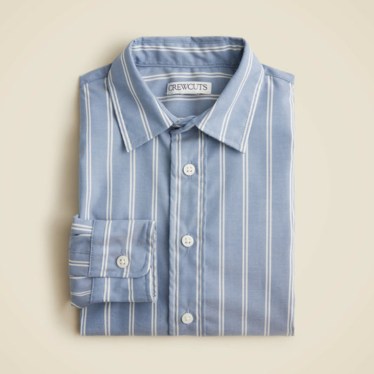 Kids Boys' Ludlow Premium fine cotton dress shirt in stripe - J.Crew