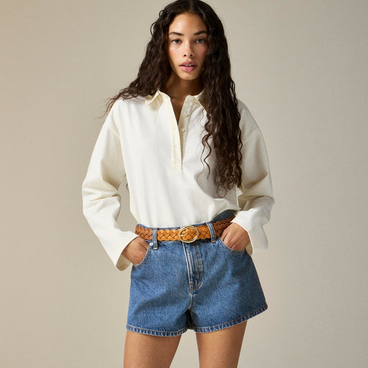 Women Low-rise denim short - J.Crew