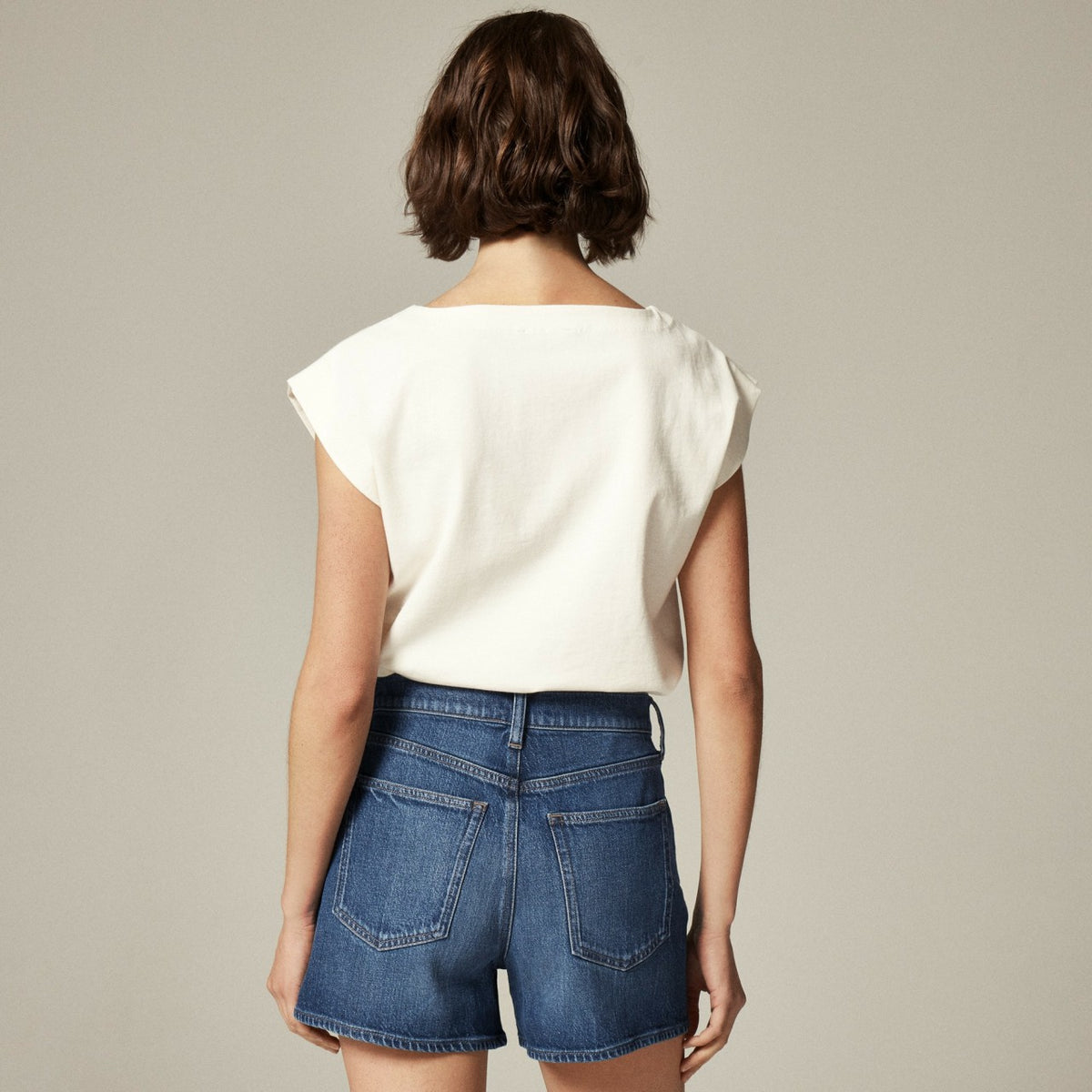 Women High-rise denim short - J.Crew