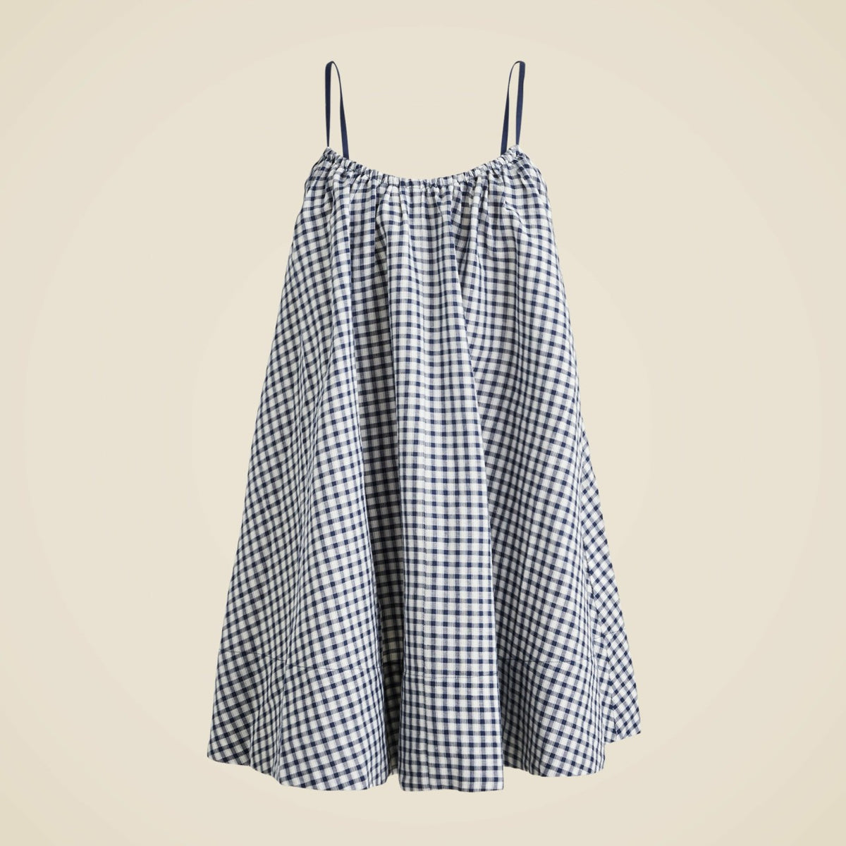 Women Swingy tie-back beach dress in linen-cotton blend - J.Crew