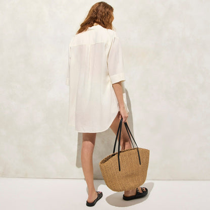 Women Airy gauze button-up shirt - J.Crew