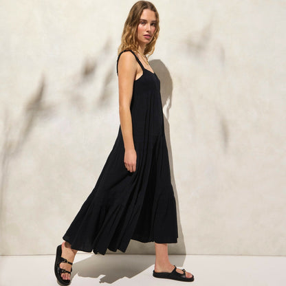Women Airy gauze tiered maxi dress - J.Crew