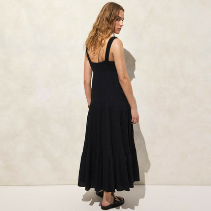 Women Airy gauze tiered maxi dress - J.Crew