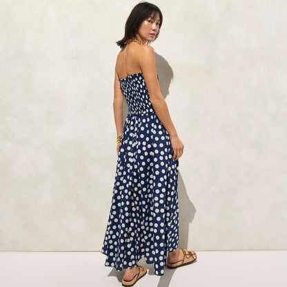 Women Smocked maxi dress in cotton voile - J.Crew