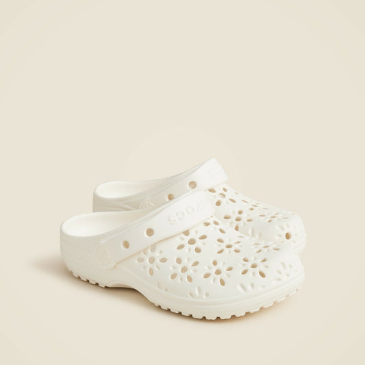 Kids Crocs&trade; kids' classic floral cutout clogs - J.Crew