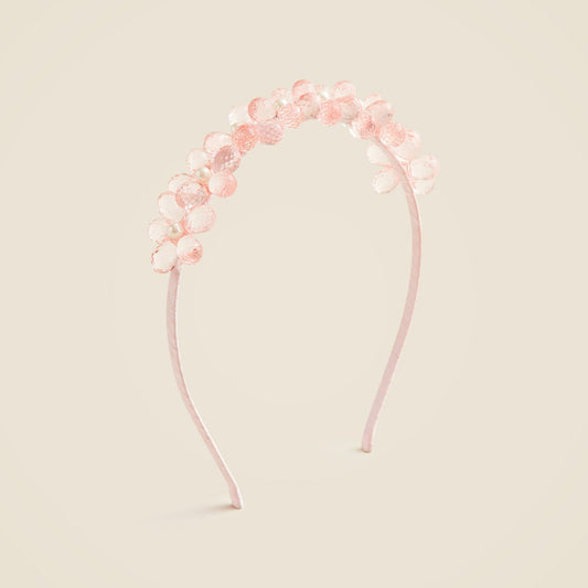 Kids Girls' beaded flower headband - J.Crew