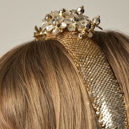 Kids Girls' sequin flower headband - J.Crew