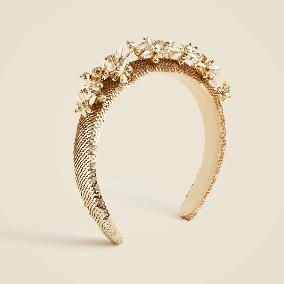 Kids Girls' sequin flower headband - J.Crew