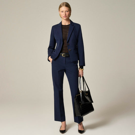 Women Kaya pant in bi-stretch cotton blend - J.Crew