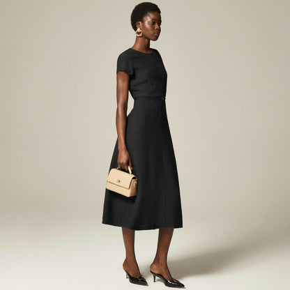 Women Mathilde dress in luster canvas - J.Crew