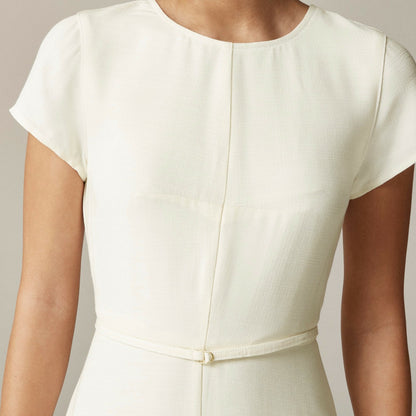 Women Mathilde dress in luster canvas - J.Crew