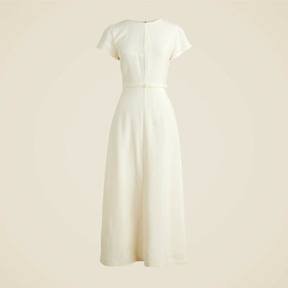 Women Mathilde dress in luster canvas - J.Crew