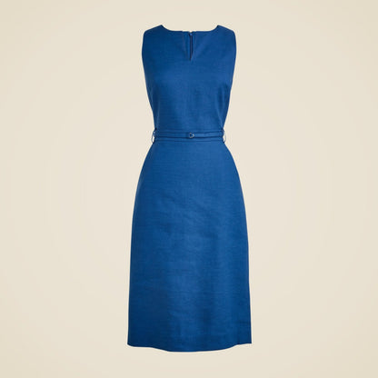 Women Simone dress in stretch linen blend - J.Crew
