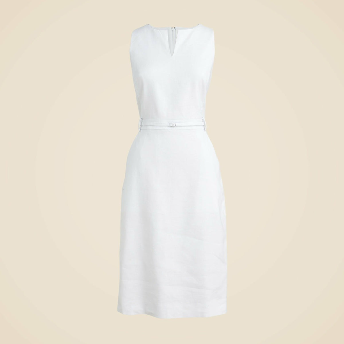 Women Simone dress in stretch linen blend - J.Crew