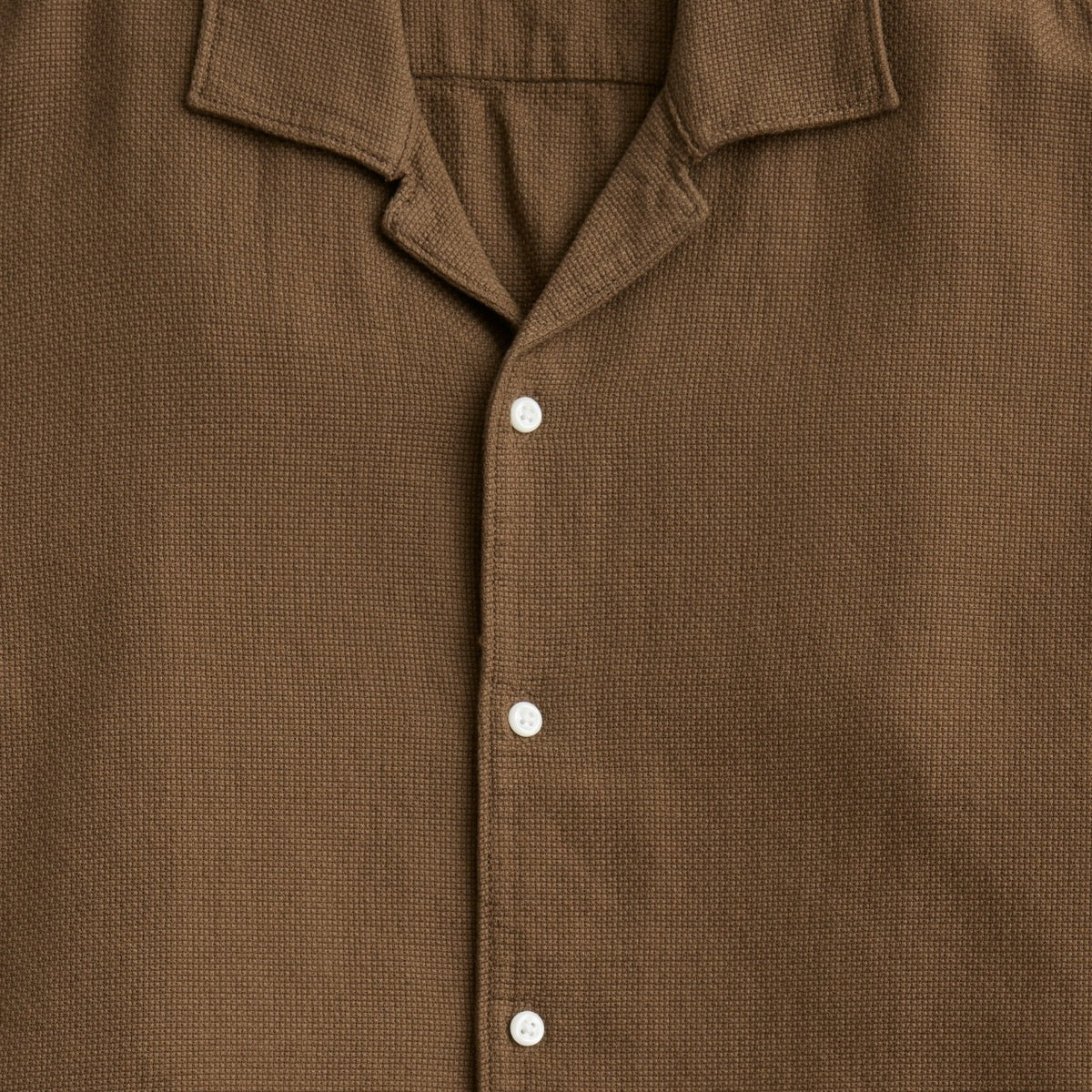 Men Short-sleeve textured cotton camp-collar shirt - J.Crew