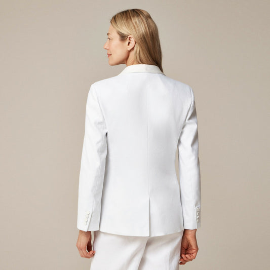 Women Collection Alexandra shawl-collar blazer in stretch linen blend - J.Crew