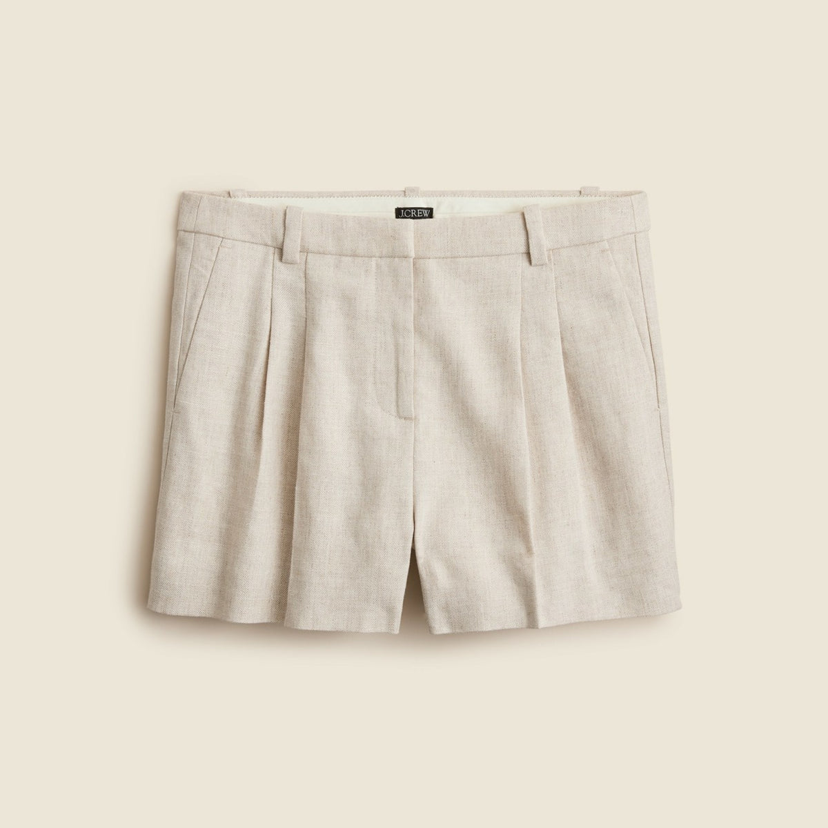 Women Lucia short in stretch linen blend - J.Crew
