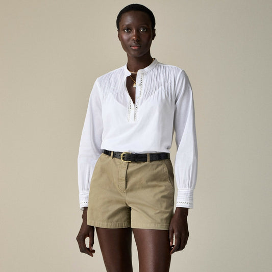 Women 4" heritage chino short - J.Crew