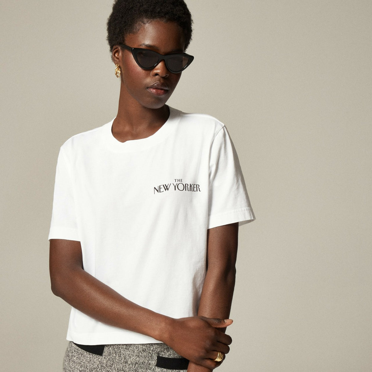 Women Limited-edition The New Yorker X J.Crew relaxed-fit cartoon graphic T-shirt - J.Crew