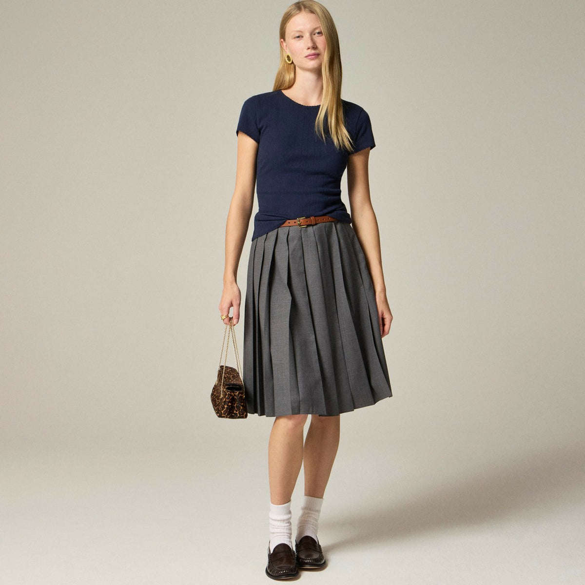 Women Pointelle short-sleeve T-shirt - J.Crew