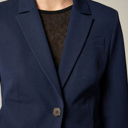 Women Shrunken-fit blazer in bi-stretch cotton blend - J.Crew