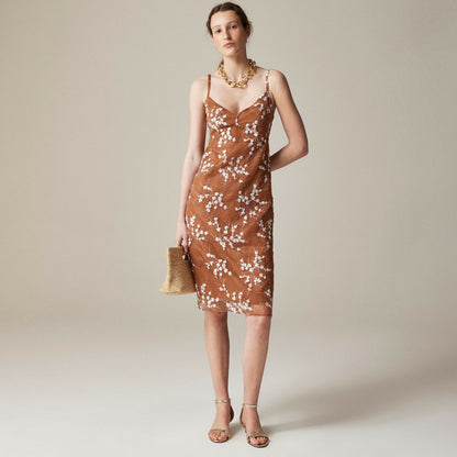 Women Collection embroidered slip dress - J.Crew