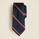 Navy Red Silver Repp