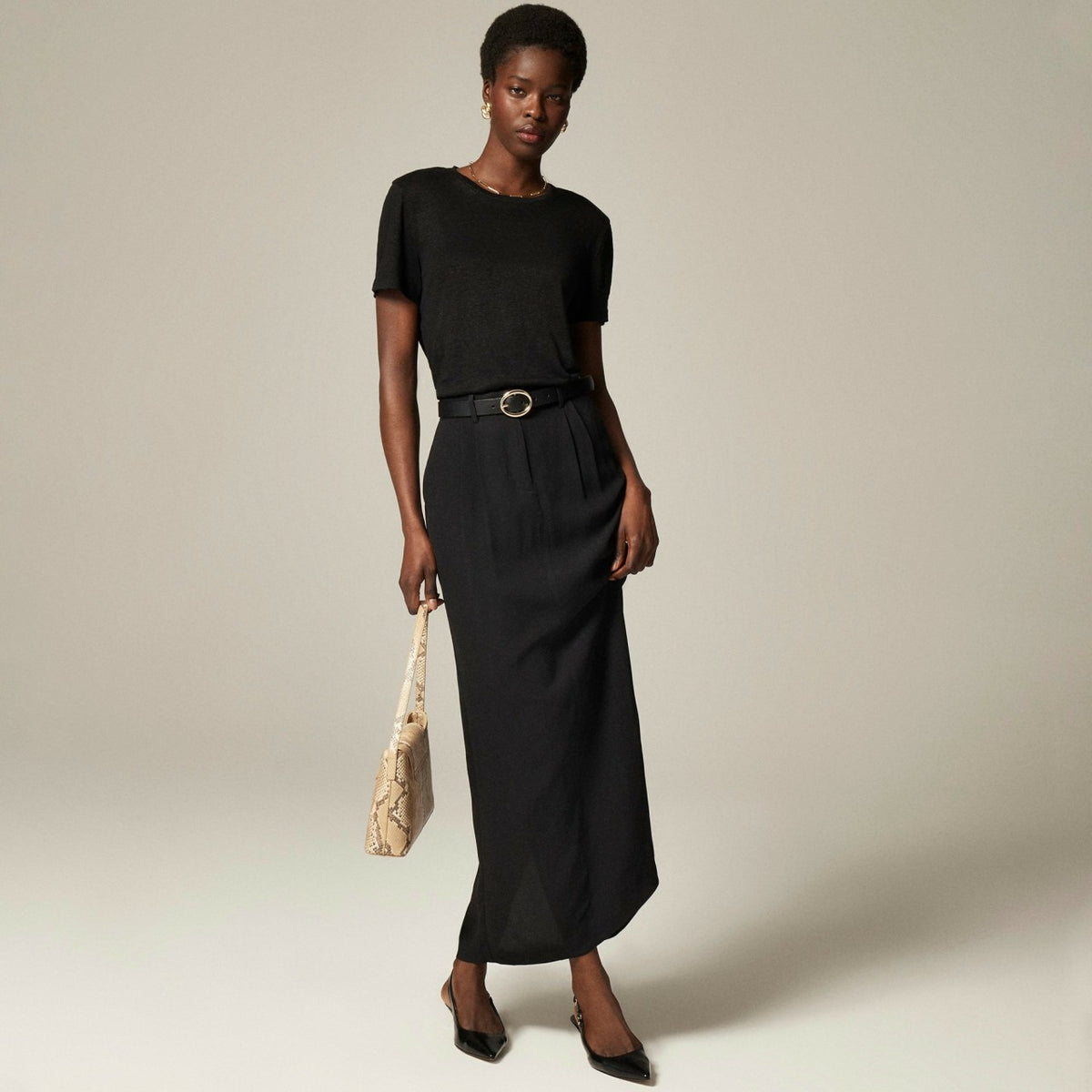 Women New relaxed linen T-shirt - J.Crew