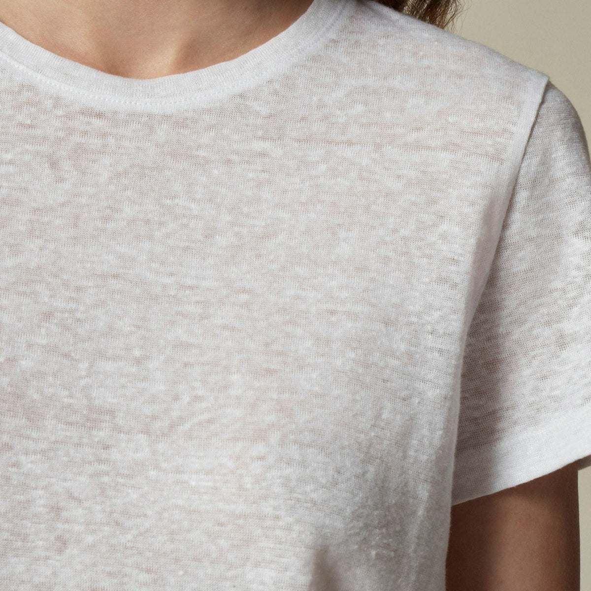 Women New relaxed linen T-shirt - J.Crew