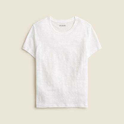 Women New relaxed linen T-shirt - J.Crew