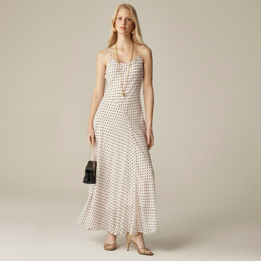 Women Collection maxi slip dress in chiffon - J.Crew
