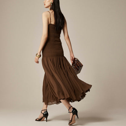 Women Collection smocked chiffon dress - J.Crew