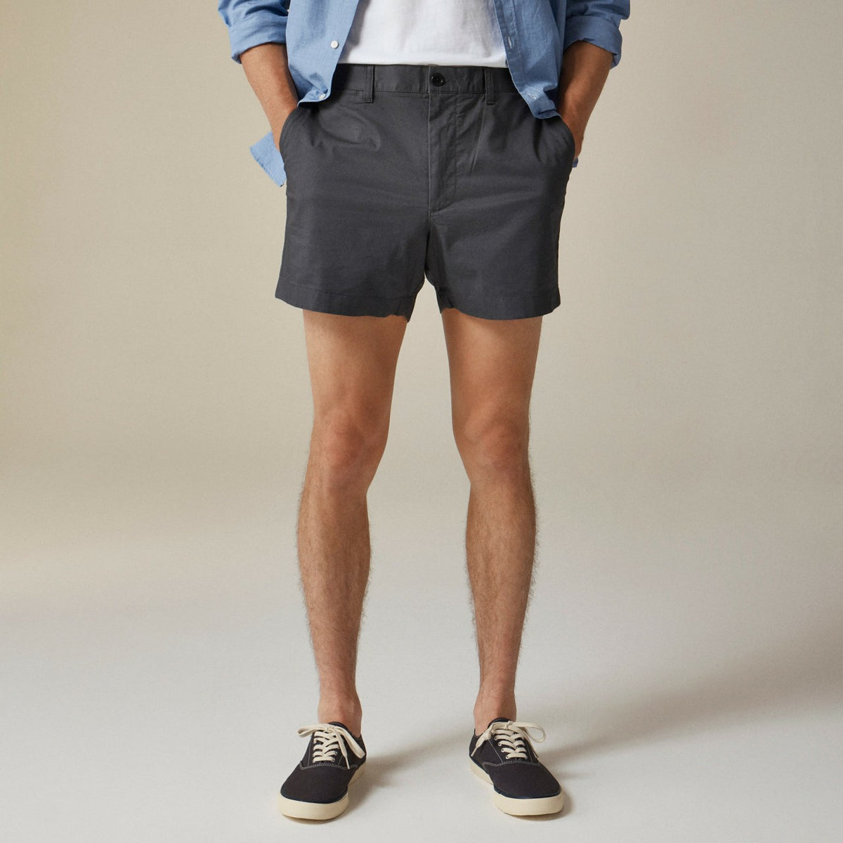 Men 5" Portsider stretch chino short - J.Crew