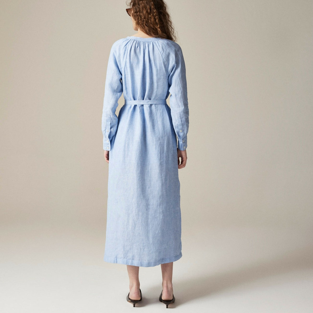 Women Cabana dress in linen - J.Crew