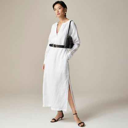 Women Cabana dress in linen - J.Crew