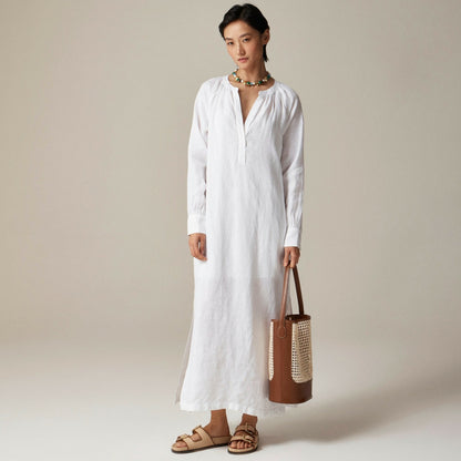 Women Cabana dress in linen - J.Crew