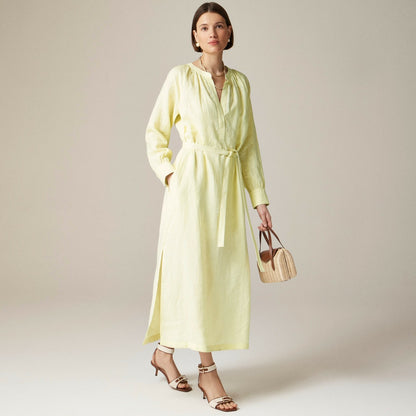 Women Cabana dress in linen - J.Crew