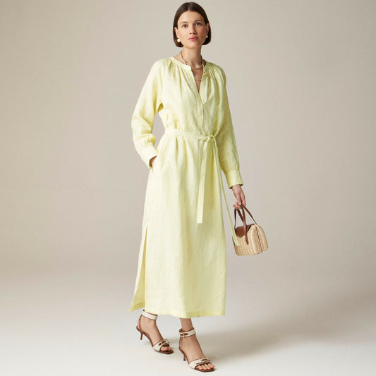 Women Cabana dress in linen - J.Crew