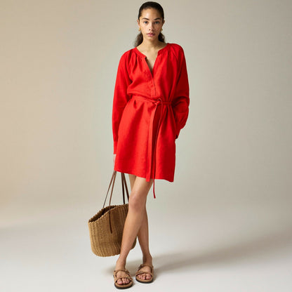 Women Cabana mini dress in linen - J.Crew