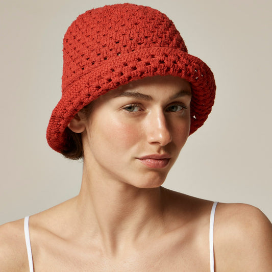 Women Crochet bucket hat - J.Crew