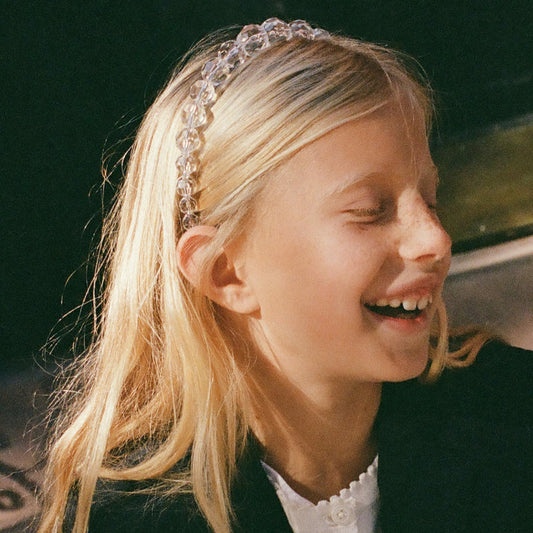 Kids Girls' chunky beaded headband - J.Crew
