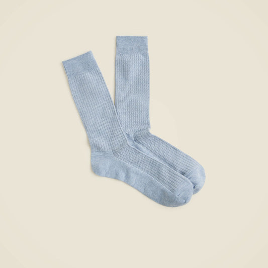 Men Washed texture-stripe socks - J.Crew