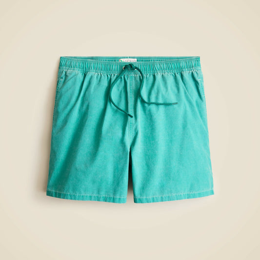 Men 5" pigment-dyed swim trunk - J.Crew