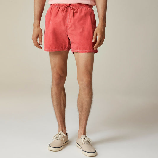 Men 5" pigment-dyed swim trunk - J.Crew