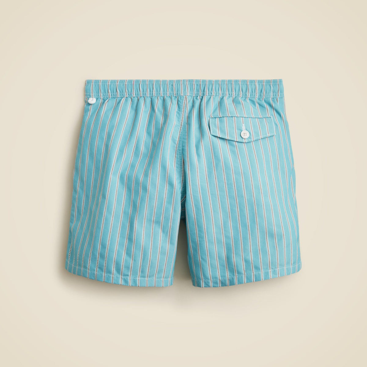 Men 6" cotton-nylon blend dobby swim trunk in stripe - J.Crew