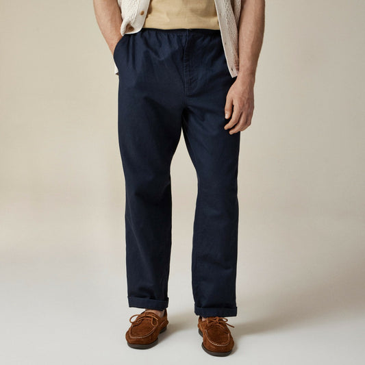 Men Pier pant in cotton-linen blend canvas - J.Crew
