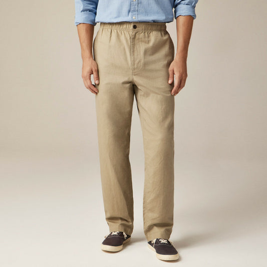 Men Pier pant in cotton-linen blend canvas - J.Crew