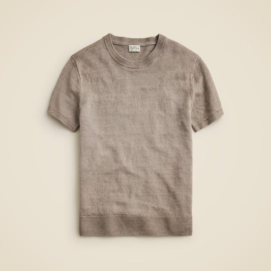 Men Short-sleeve linen sweater - J.Crew