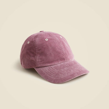 Men Washed corduroy baseball cap - J.Crew
