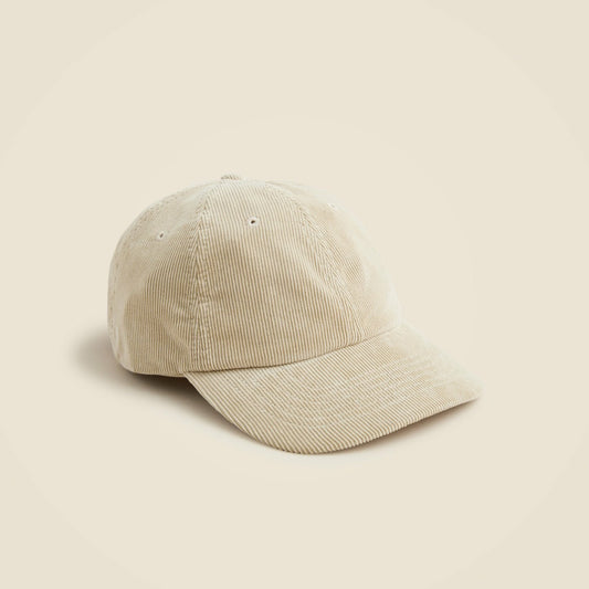 Men Washed corduroy baseball cap - J.Crew